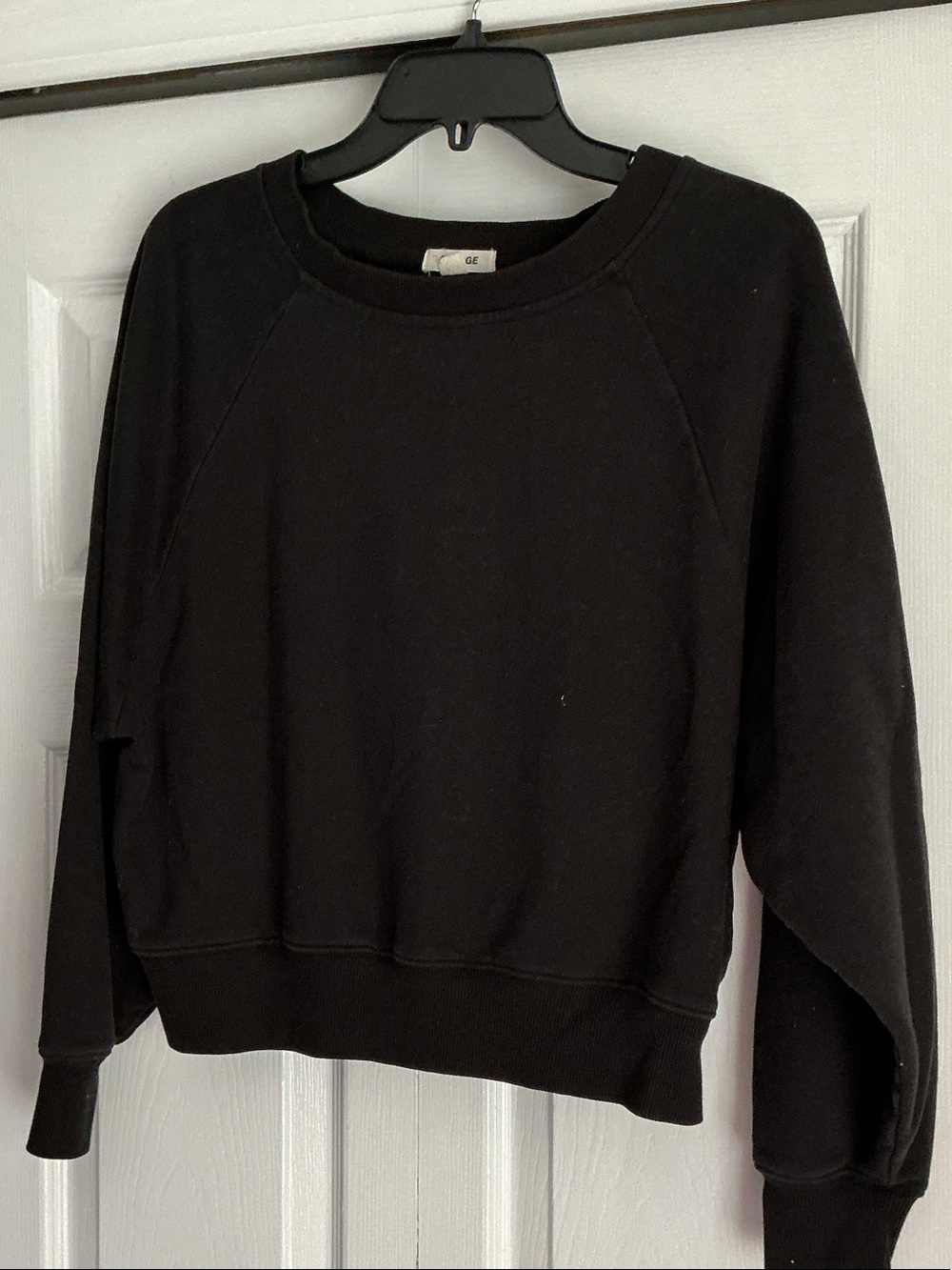 Garage Black Crewneck Sweatshirt